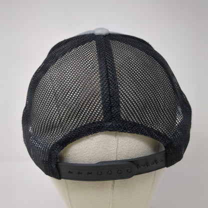 MCC Snapback Trucker Hat Gray One Size Mesh Back Embroidered NV Caps