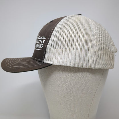 Richardson Trucker Hat Black One Size Pendleton Cattle Barons Mesh Snapback