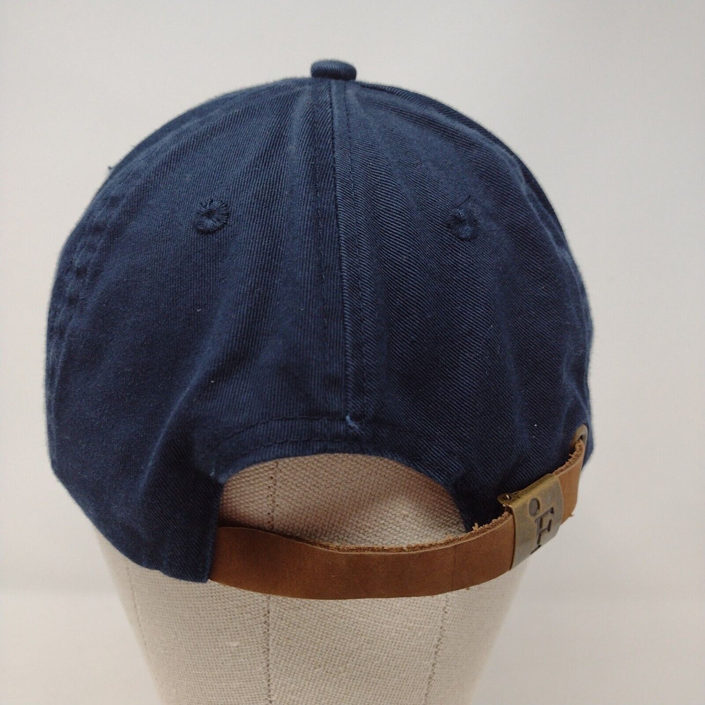 Washington Slideback Hat Blue OSFA Adjustable Embroidered Fahrenheit Cotton