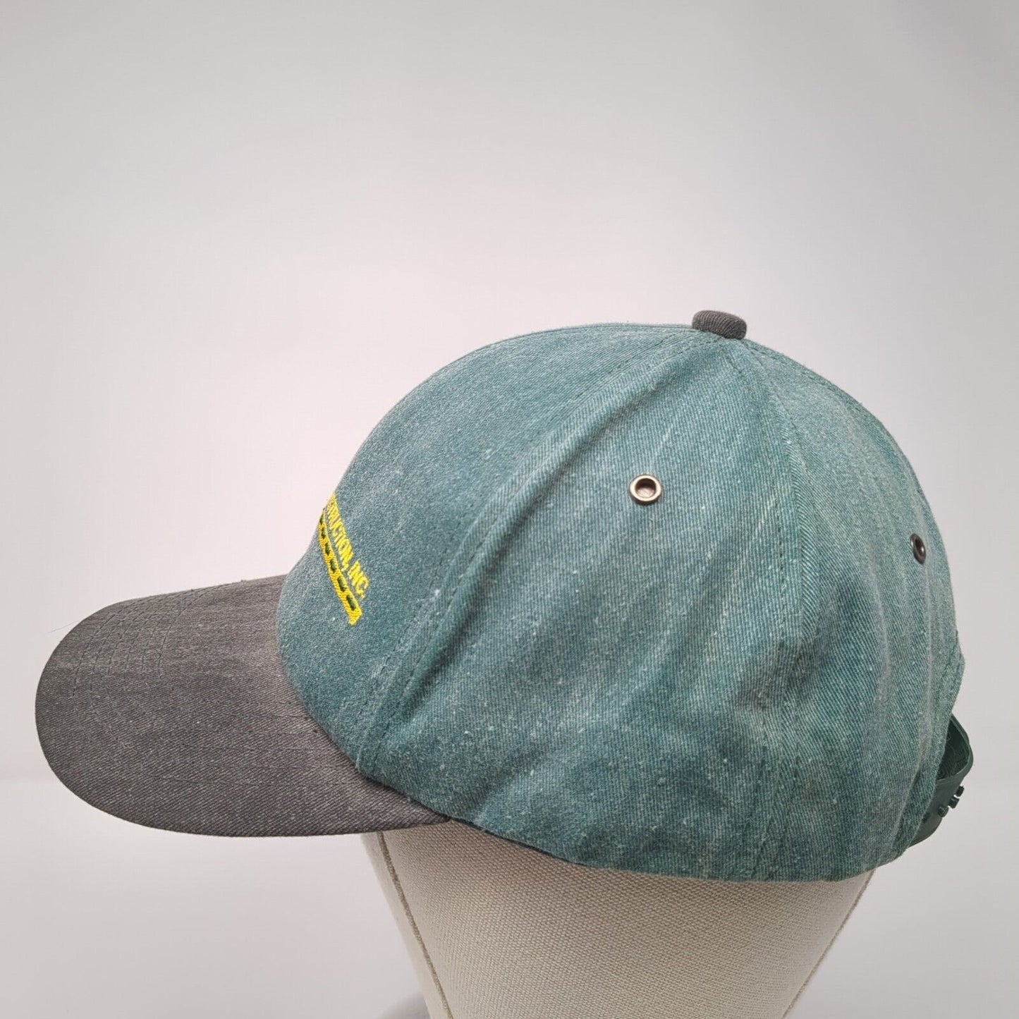 Western Construction Inc Snapback Hat Green One Size Adjustable Embroidered