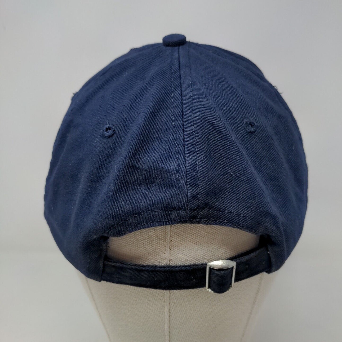 Seattle Shirt Company Men's Slideback Hat Blue Embroidered Logo Cotton