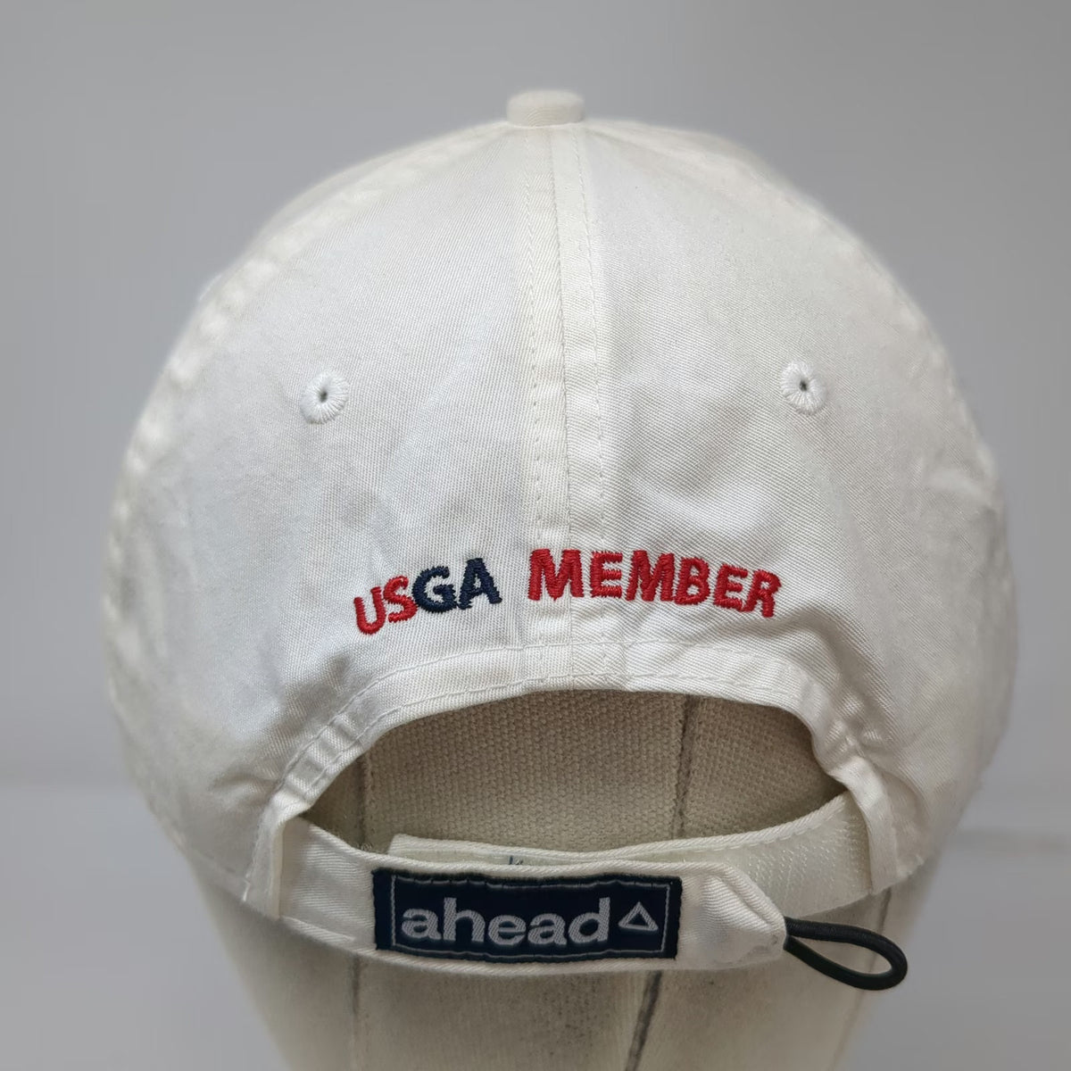 ahead Baseball Cap White One Size 122nd US Open Country Club USGA Member Hat