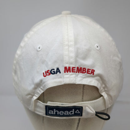 ahead Baseball Cap White One Size 122nd US Open Country Club USGA Member Hat