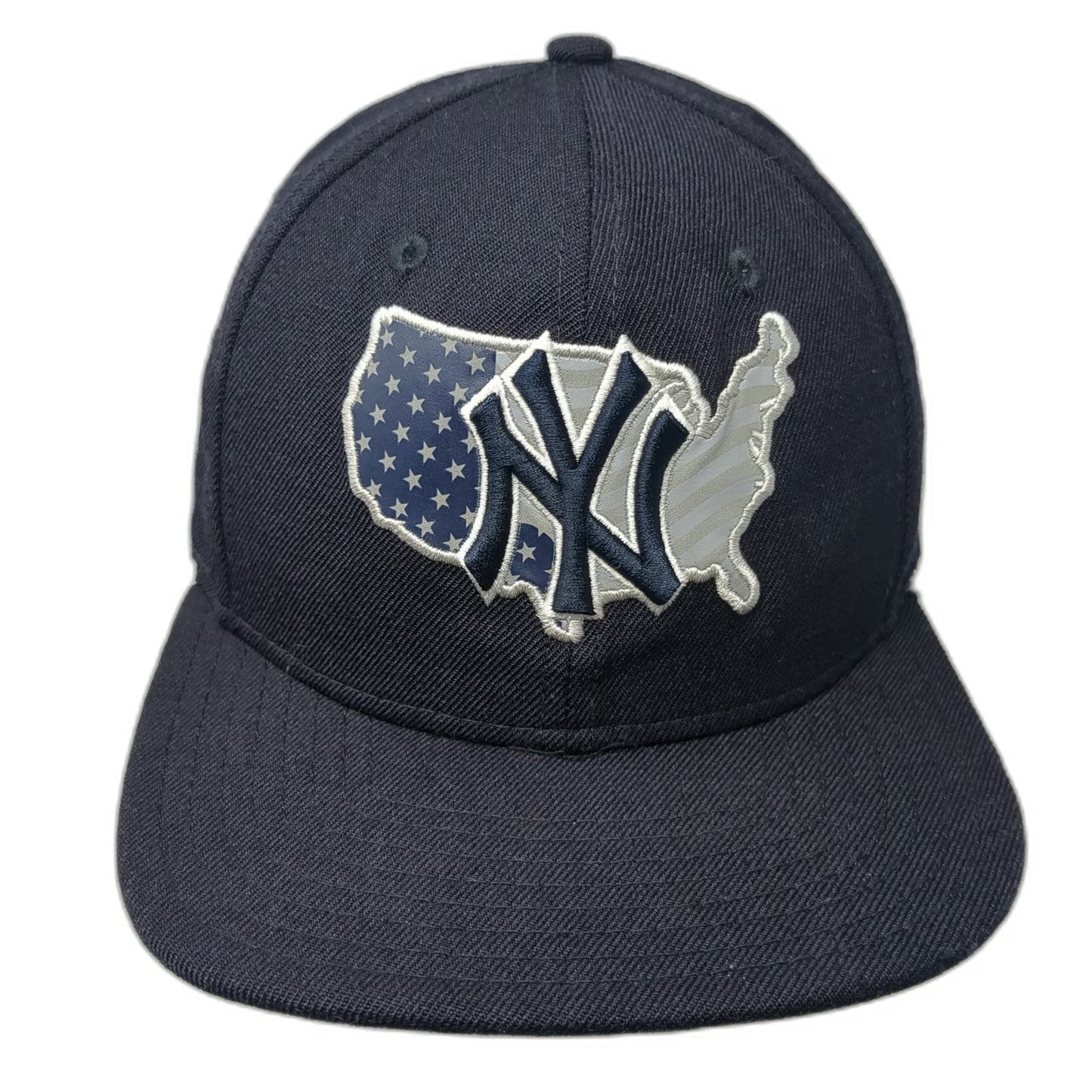 New Era New York Yankees MLB Blue Snapback One Size USA Map Flat Brim 9FIFTY Hat