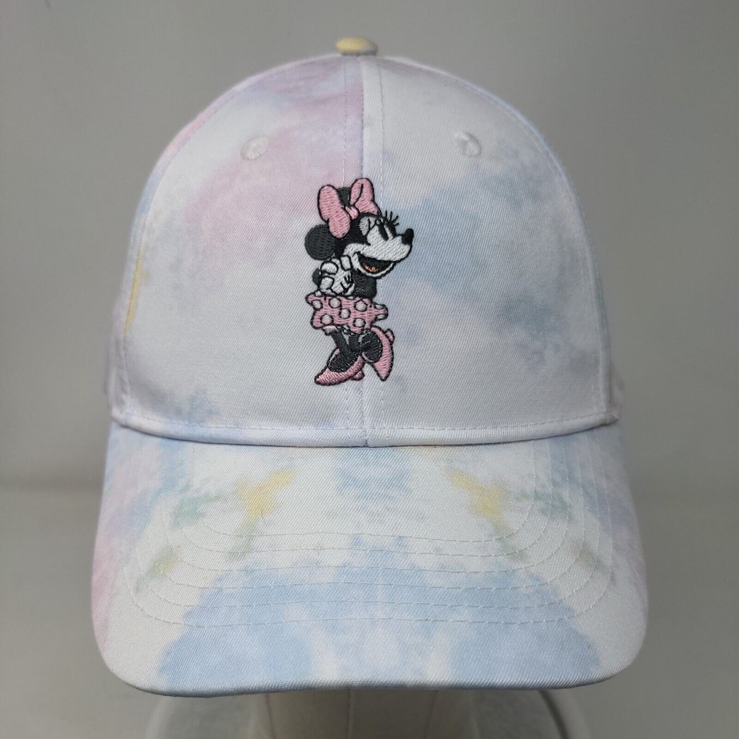 Minnie Mouse Slideback Hat Multicolor One Size Adjustable Embroidered Disney
