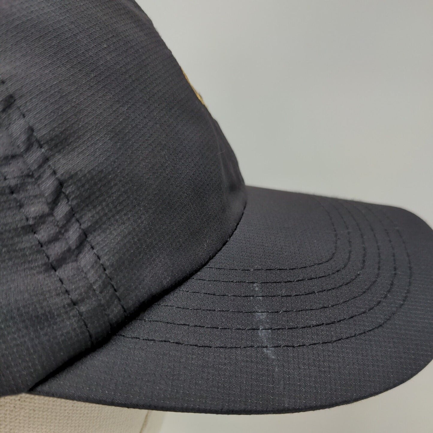 Imperial Strapback Hat Black OSFA Adjustable Embroidered Imperial