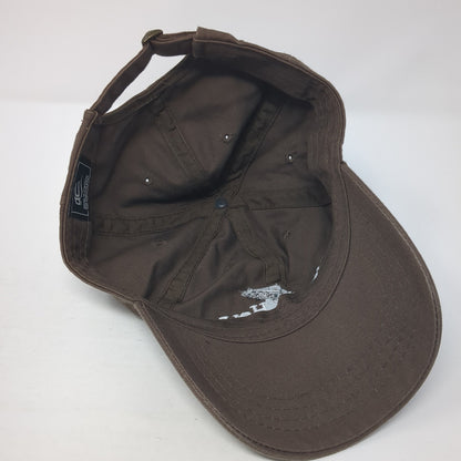 White Hole Resort Slideback Hat Brown One Size Adjustable Outdoor Cap