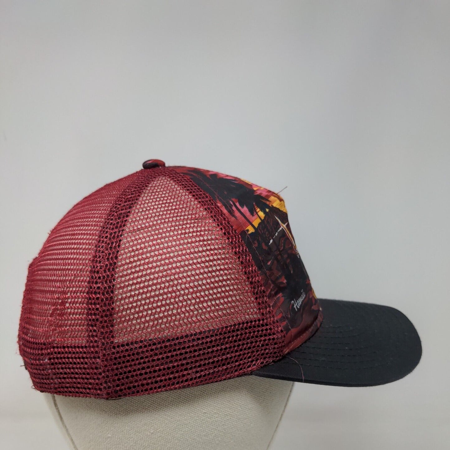 Hawaii Snapback Trucker Hat Multicolor One Size Adjustable Mesh Back Art Class