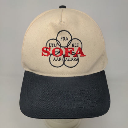 SOFA Switching Operations Men's Snapback Hat Tan Size OSFA Embroidered Logo