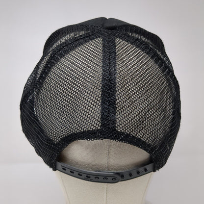 Barley Brown's Beer Snapback Rope Trucker Hat Black One Size Mesh Back
