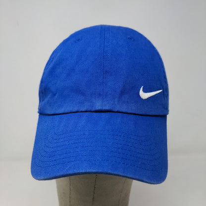 Nike S1ze Heritage86 Men's Slideback Hat Blue Size OSFM Embroidered Swoosh Logo