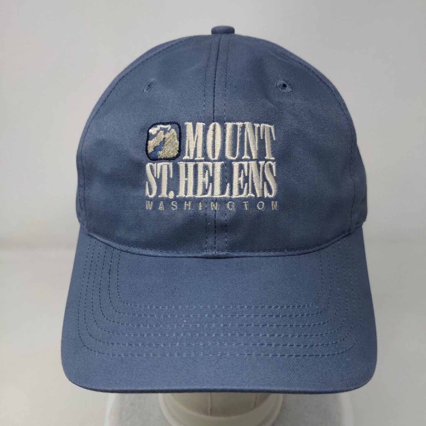 Mount St. Helens Washington Slideback Hat Blue OS Adjustable Gear For Sports