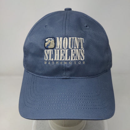Mount St. Helens Washington Slideback Hat Blue OS Adjustable Gear For Sports