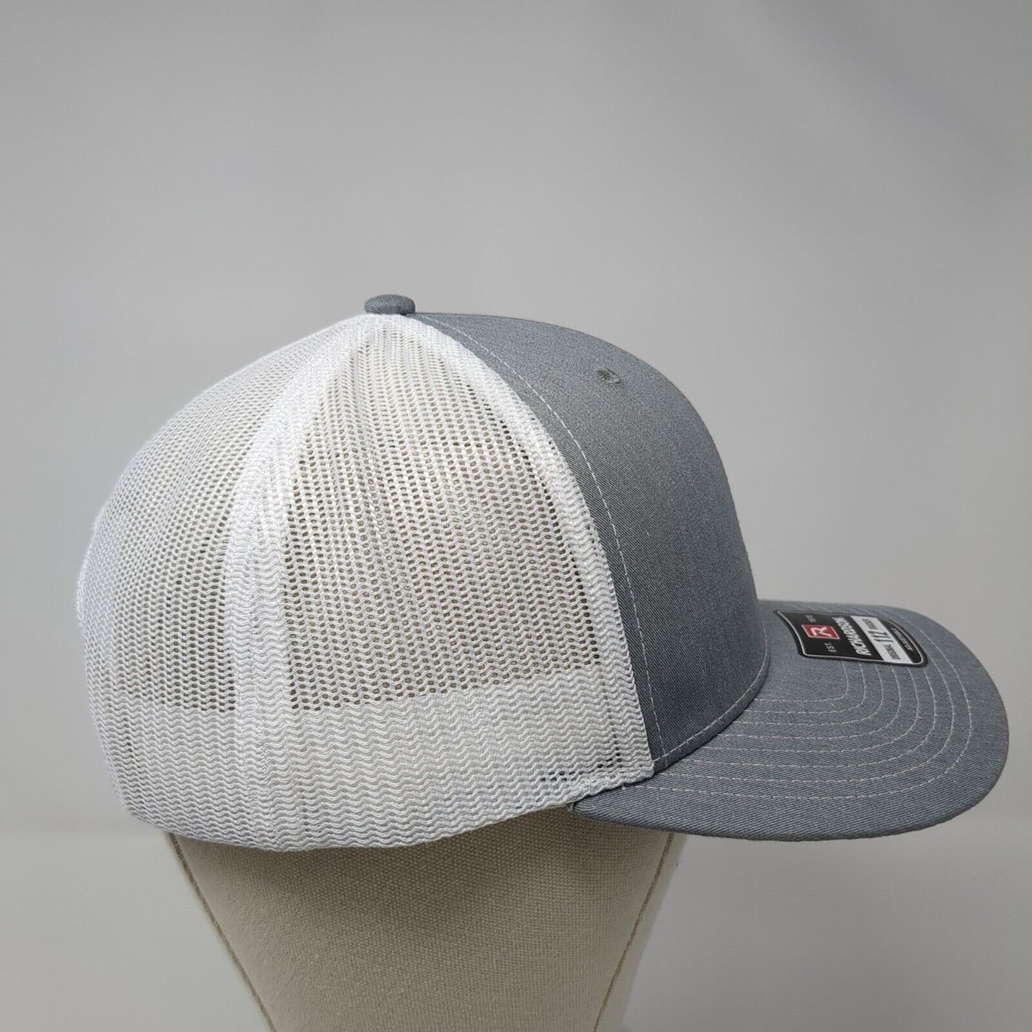 The Duran Group Snapback Mesh Back Trucker Hat Gray One Size Adjustable