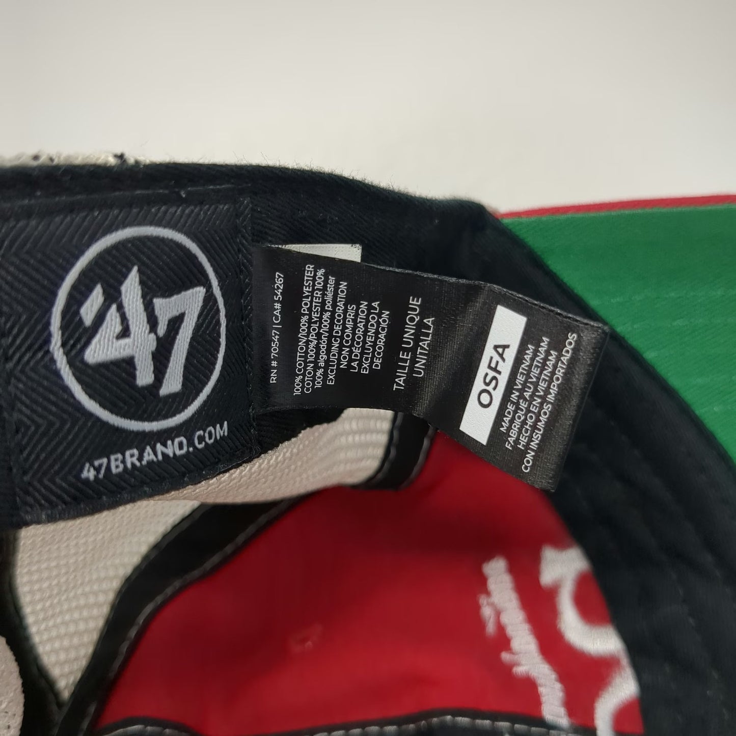 '47 Trucker Hat Red OSFM NDSS National Down Syndrome Society Mesh Snapback Logo
