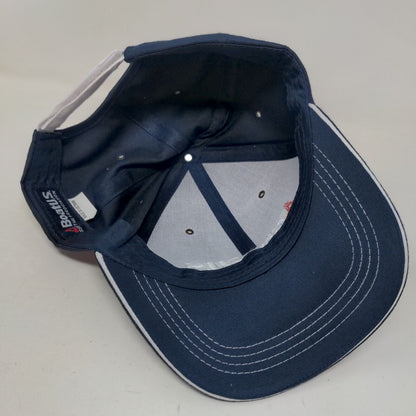 Boat US Since 1966 Strapback Hat Blue One Size Embroidered Vent Holes