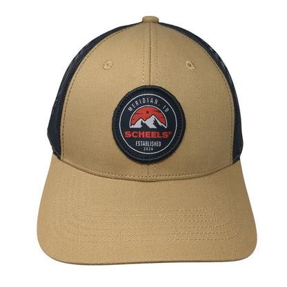 Meridian ID Scheels Established 2024 Trucker Hat Brown OS Adjustable Mesh Back