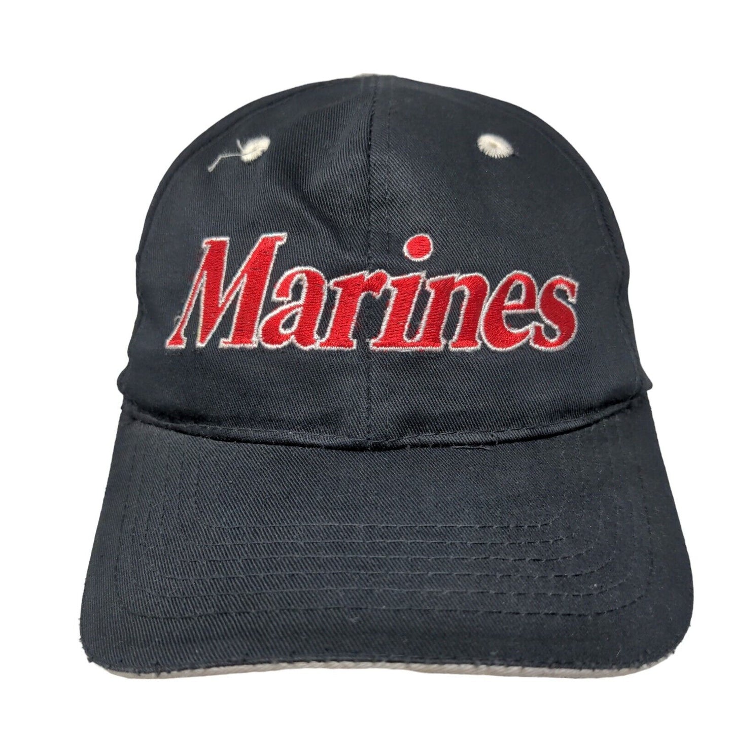 Marines The Few The Proud Slideback Hat Black OSFA Adjustable Embroidered Cobra