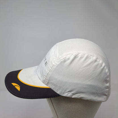 Go Lite Strapback 5 Panel Hat White One Size Adjustable Active Running