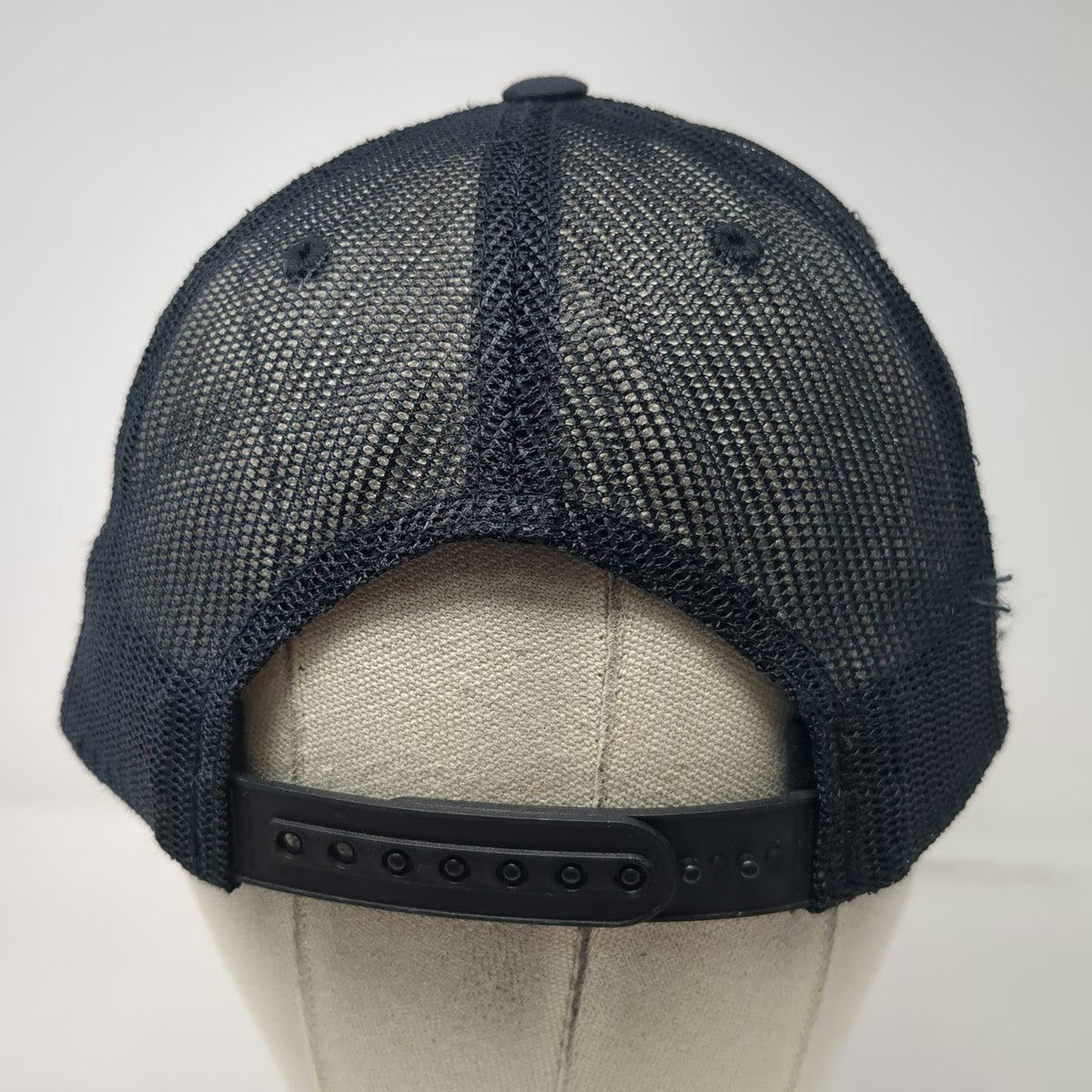 Nixon Black Trucker Hat One Size Abstract Geometric Print Cotton Mesh Snapback