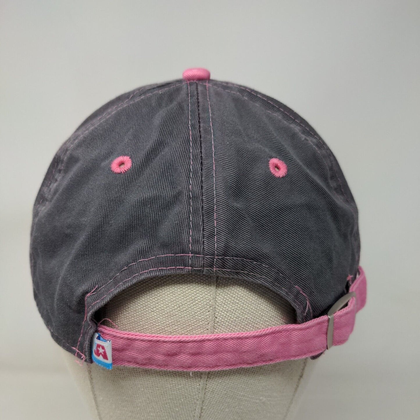 Whitewater Challengers Black River Est. 1994 Slideback Hat Gray OSFA Embroidered
