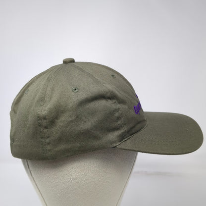 Green Baseball Cap One Size Operation Purple Embroidery Slideback Cotton Hat