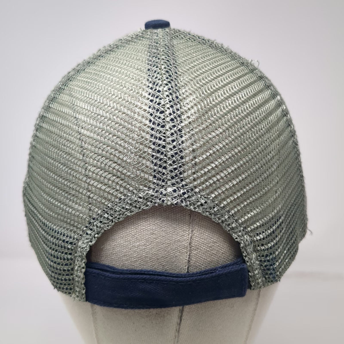 Sportsman Baseball Cap Blue One Size Moto Stuff USA Mesh Back Strapback Hat