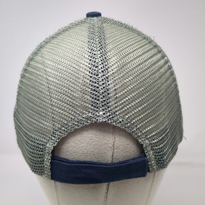 Sportsman Baseball Cap Blue One Size Moto Stuff USA Mesh Back Strapback Hat