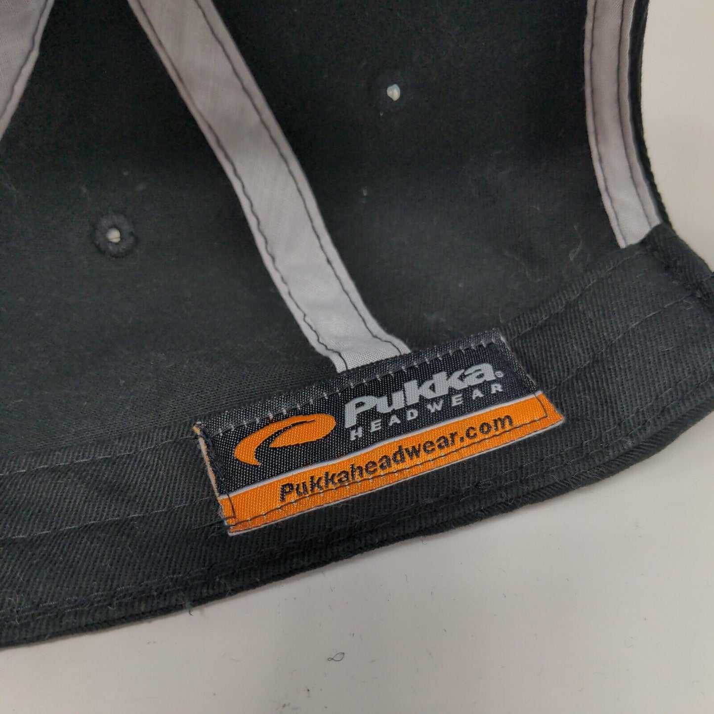 Mirimichi Strapback Hat Black One Size Embroidered Adjustable Pukka