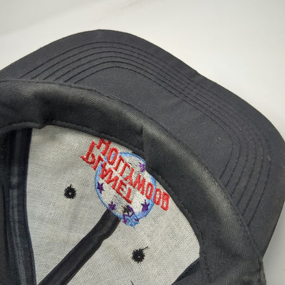 Planet Hollywood Snapback Hat Black One Size Reno Embroidered Logo Vintage USA