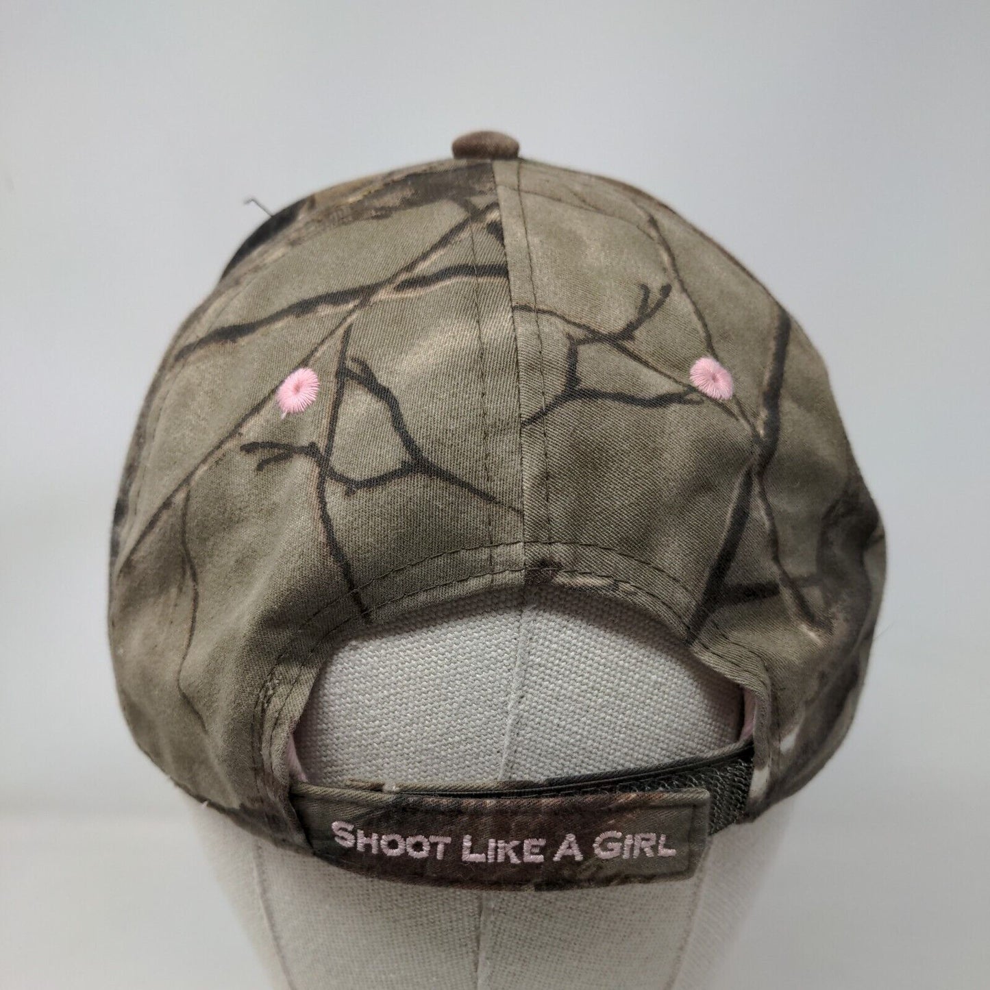 Remington Shoot Like A Girl Women's Strapback Hat Camo Ladies OSFM