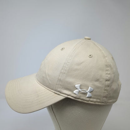 Under Armour Baseball Cap Beige One Size Slideback Unstructured Blank Hat