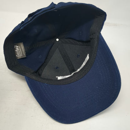 Lucky 7 Baseball Cap Blue OSFM Vail Colorado Embroidered Cotton Slideback Hat