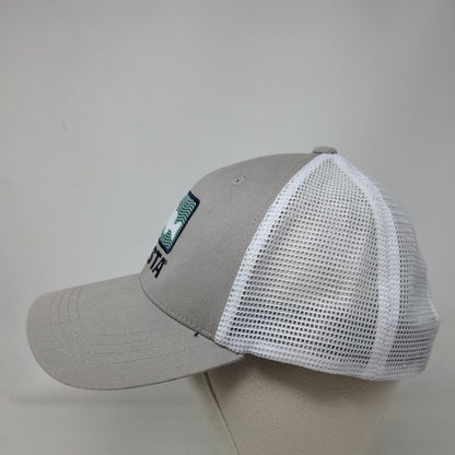 Costa Del Mar Snapback Trucker Hat Gray OS Adjustable Embroidered Mesh Back