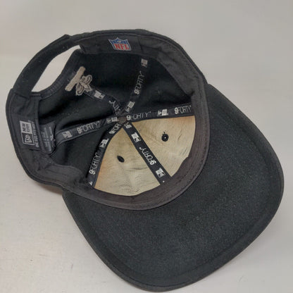 New Orleans Saints Strapback Hat Black OSFM Embroidered Logo 9Forty NFL