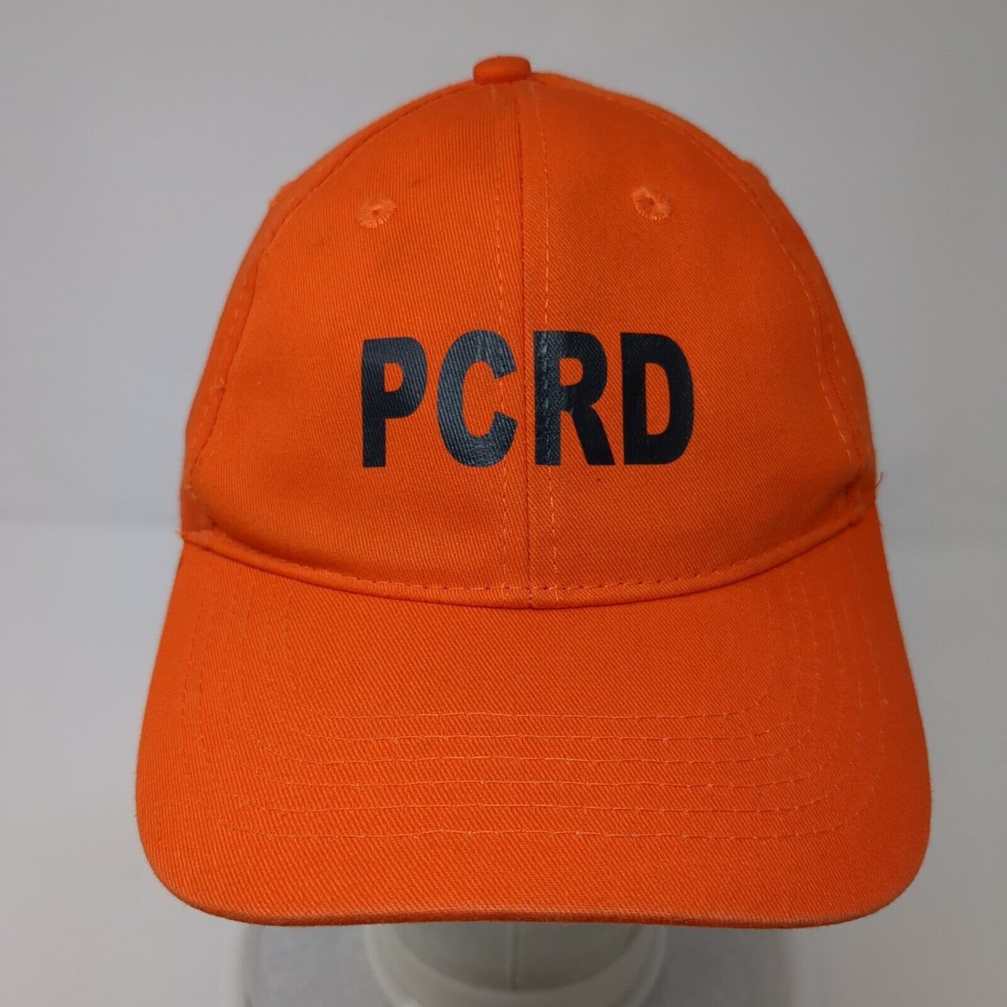 PCRD Strapback Hat Orange Youth One Size Adjustable Solid Port & Company