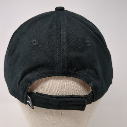 Kendall Strapback Hat Black One Size Embroidered Pacific Headwear