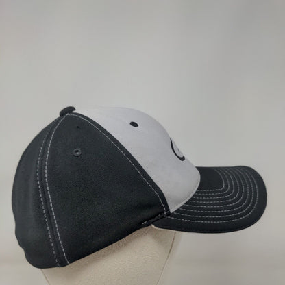 Storm Pacific Headwear Fitted Hat M-XL Gray Black Embroidered Lightning Logo