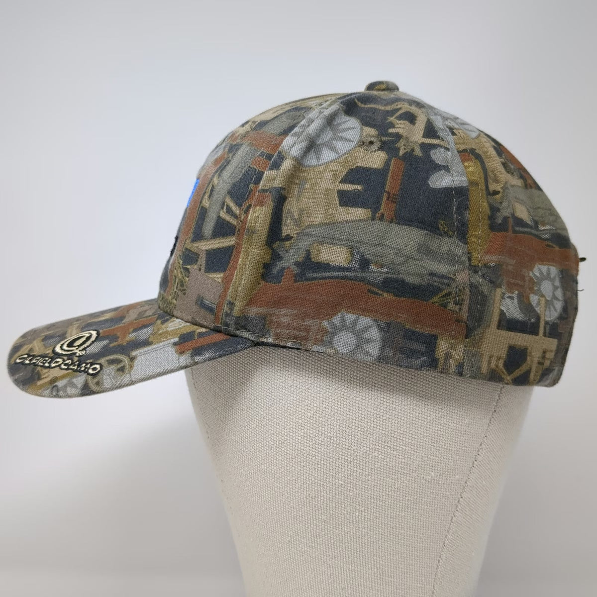 Oilfield Camo Baker Hughes Baseball Cap Gray One Size Strapback Hat Industrial
