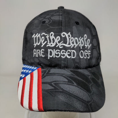 We The People Are Pissed Off Slideback Hat Multi One Size Embroidered