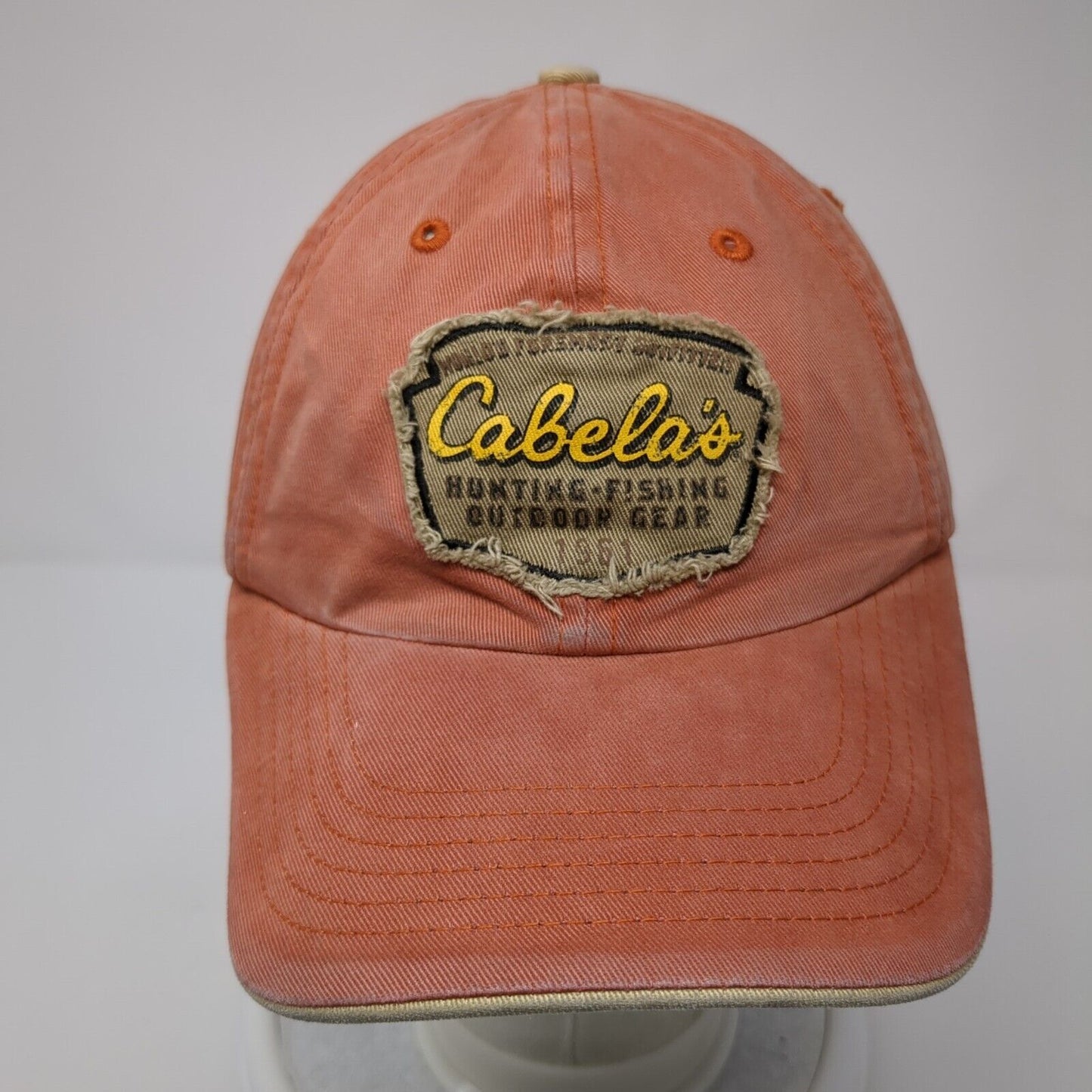 Cabela's Hunting Fishing Outdoor Gear Slideback Hat Orange One Size