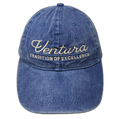 Ohiopyle Ventura California Baseball Cap Blue One Size Strapback Embroidered Hat