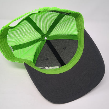 CI-Meganion Snapback Mesh Back Trucker Hat Multi One Size Colorblock