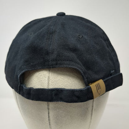 Chef Works Baseball Cap Black One Size Strapback Adjustable Solid Cotton Hat