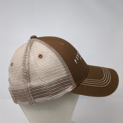 Pendleton Whisky Snapback Trucker Hat Brown One Size Mesh Back Outdoor