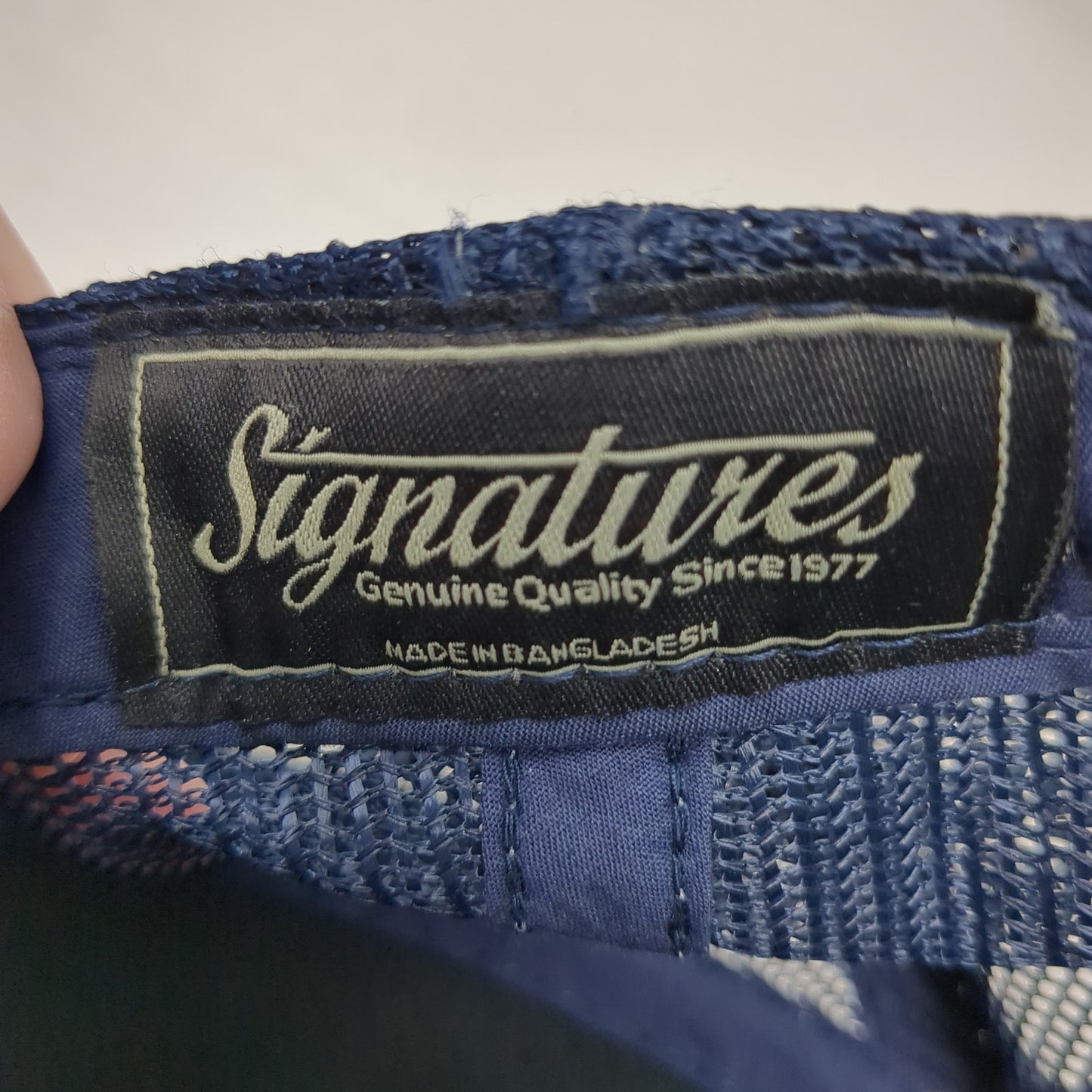 Gone Fishing Patch Snapback Mesh Back Trucker Hat Multi One Size Signatures