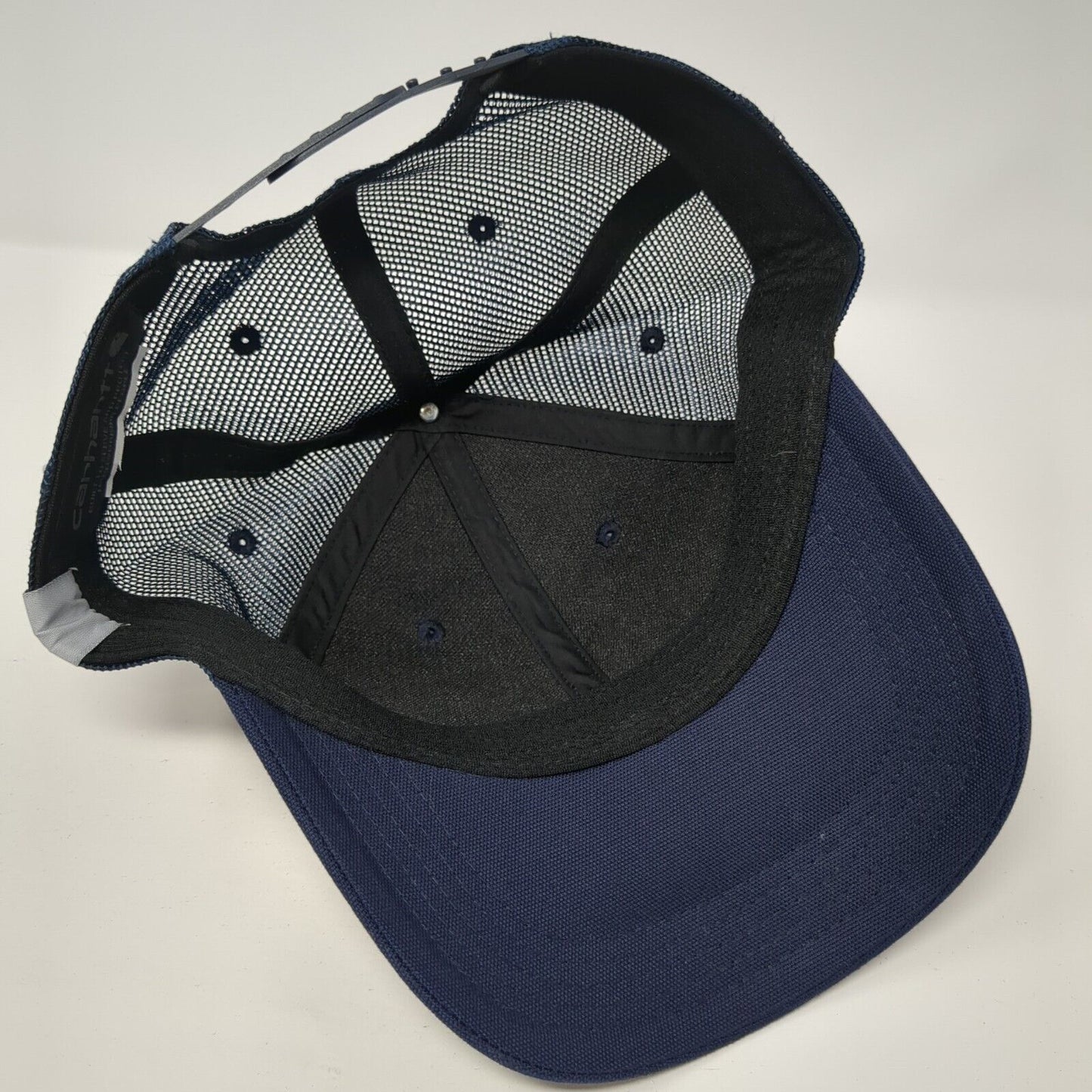 Carhartt Snapback Mesh Back Trucker Hat Blue One Size AiDash Adjustable