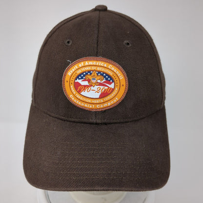 Heart of America Council Centennial Campout Slideback Hat Brown OS Adjustable