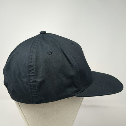 Richardson Snapback Black One Size Hat Big Sky Dairies Cow Patch Agriculture