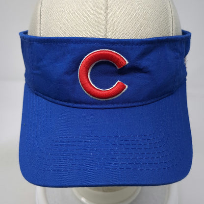 Chicago Cubs MLB OC Sports Visor Blue One Size OSFM Embroidered Adjustable Hat
